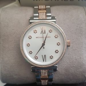 Michael Kors MK3880 Sofie Two-Tone Stainless Steel